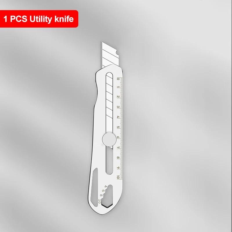 Новый нож из нержавеющей стали, стальной держатель для ножа для обоев, прочный, быстрорежущий, ручной замок для удобного захвата