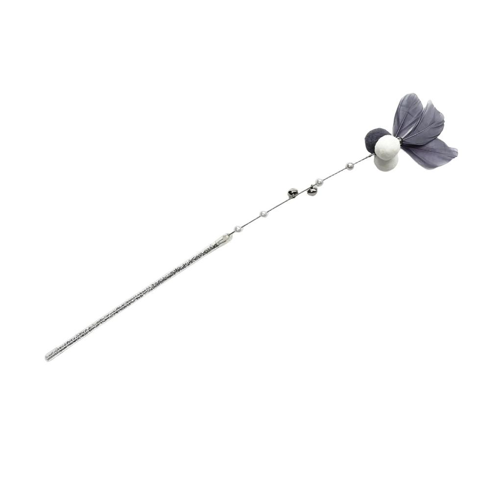 Colorful Pet Teasers, Feather Bell Toys, Suitable For Kittens To Play With, Made Of Safe Materials