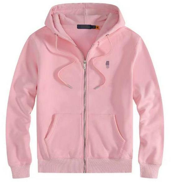 Men's Plush Lined Hooded Sweatshirt, Embroidered Loose Fit, Autumn/Winter Polo Style, Plus Size, RL Design