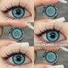 Eyeshare Cosplay Colored Contact Lenses 1pair Colorful Contact Lenses Blue Anime Contacts Halloween Makeup Purple Lenses Yearly