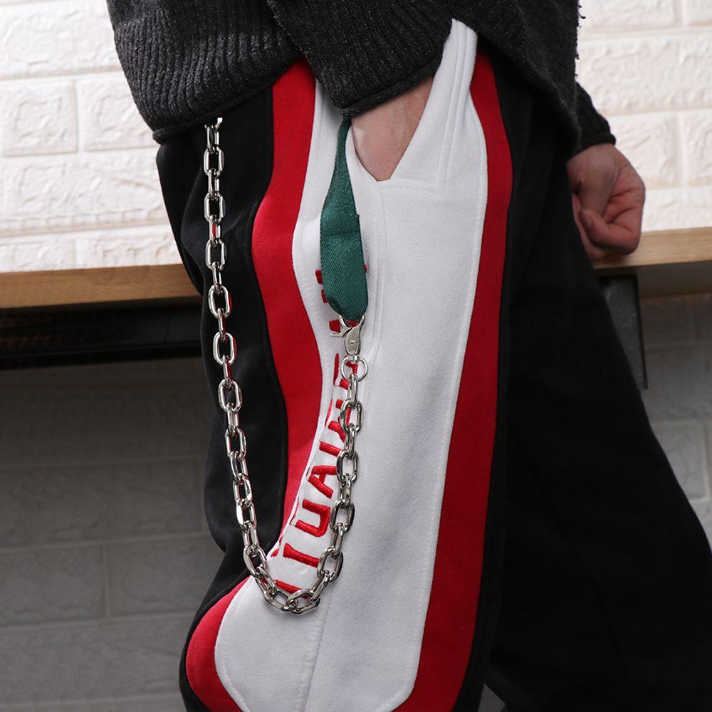 Big Ring Single Strands Rock Punk Wallet Chain Belt Pants KeyChain Hip Hop Jewelry Biker Link