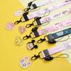 Cartoon Mobile Phone Lanyard, Cute Pendant, Wide And Flat Braided Belt, Lanyard, Key, Badge, Card Cover, Neck Lanyard.