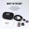 Linsoul Kiwi Ears Quartet Hybrid Wired HiFi наушники Эргономичный дизайн Принимает стерео штекер 2pin разъем наушники со сбалансированным звуком