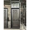 China Out End High Quality Decorative Thermal Break Wrought Iron Doors