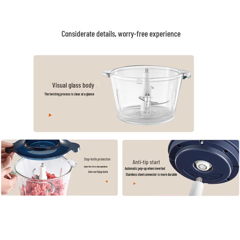 Joyoung 2L Electric Meat Grinder & Food Processor CN plug (adapter included)