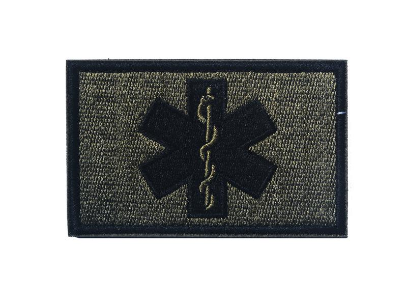 USA Star of Life EMT Paramedic Rescue Embroidered Velcro Arm Patch