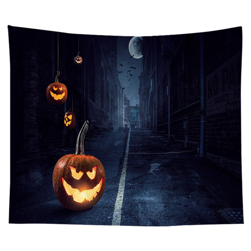 Home Decor Halloween Wall Hanging Gothic Print Tapestry  Witchcraft Supplies Dorm Rug 230x180cm Tapiz