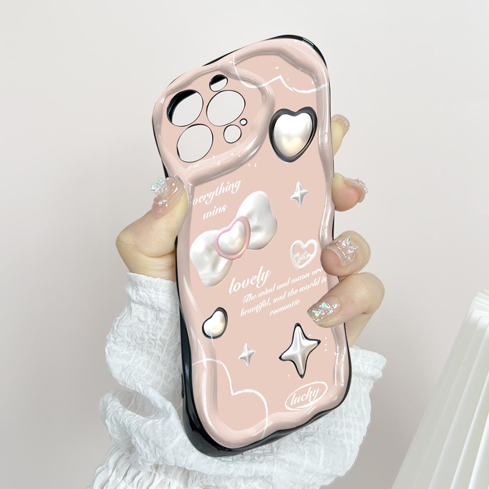 Для OPPO A12 A15 A38 A58 A60 A76 A92 Reno8 11F 11Pro 12 Realme 10 12Pro 14 C35 C63 Модная Девушка Кремовая Текстура Мягкий Силикон Защита Всего Объектива Чехол