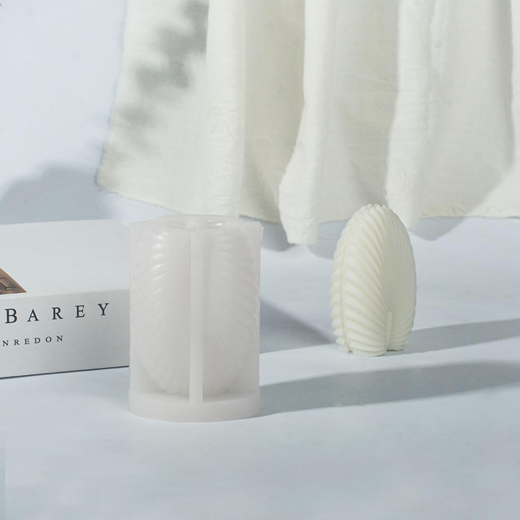 Силиконовая форма для свечей, 3D-форма из эпоксидной смолы в форме ракушки для самостоятельного изготовления свечей, поделок, домашнего декора