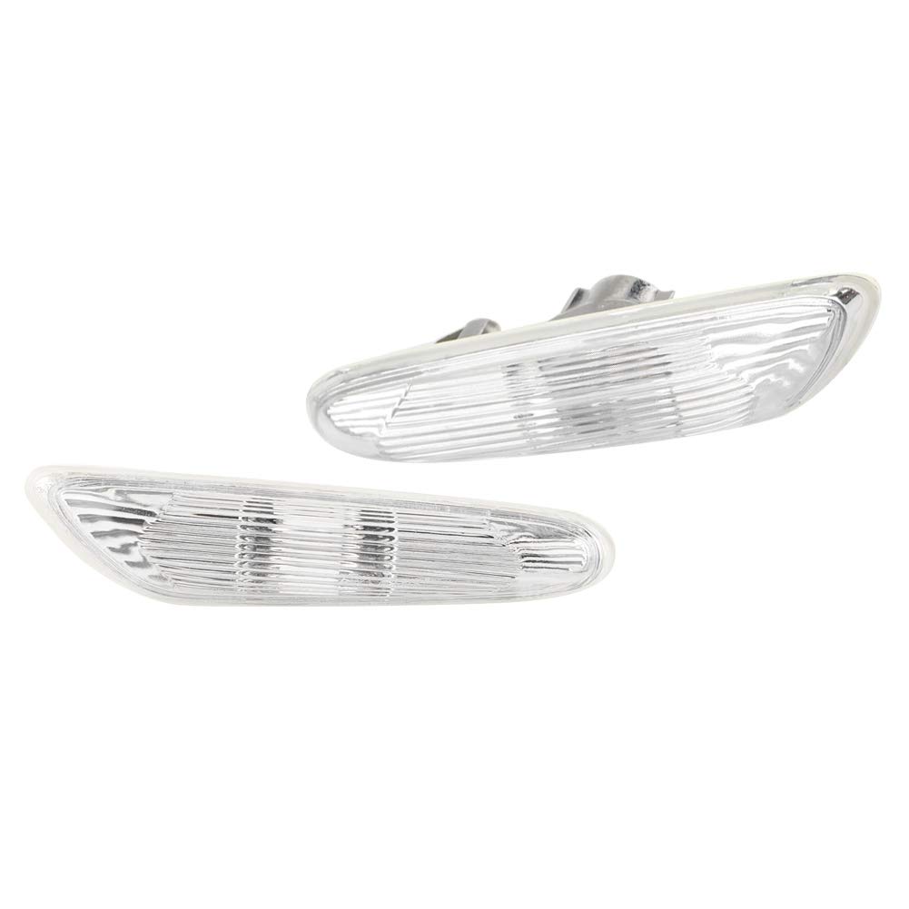 EBTOOLS Car Side Marker Lights,1 Pair ABS Side Marker Turn Signal Lights For E90
