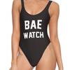 BAE WATCH Глубокий вырез на спине Сексуальный слитный купальник