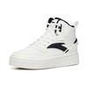 Anta Lifestyle Series Retro Casual High-Top Sneakers Women Sneakers White Black 922248015-1