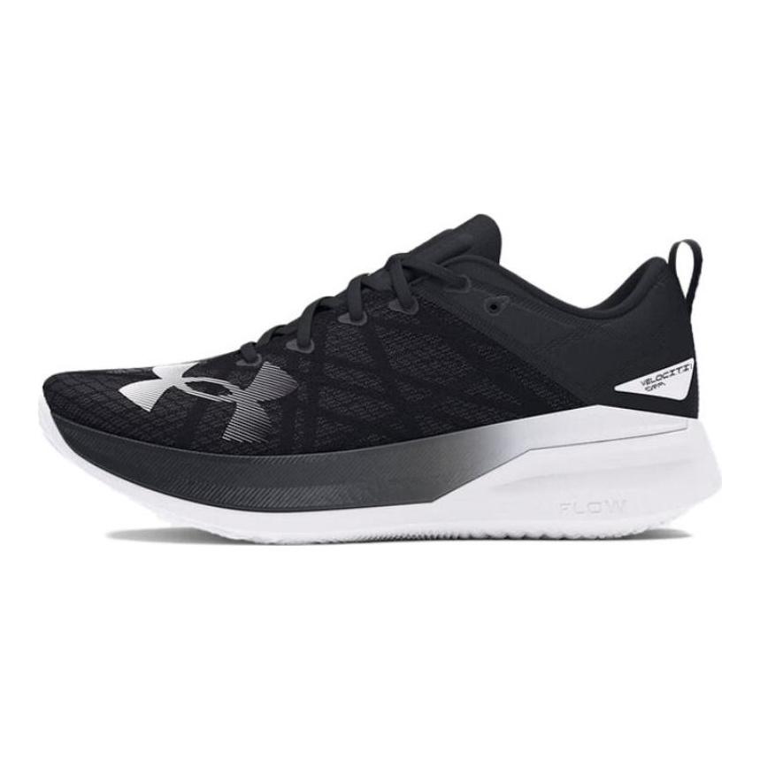 Under Armour VELOCITI PRO Кроссовки для бега с низким верхом Унисекс Черно-белые кроссовки 3027560-002