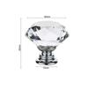 Style Glass for Drawer Dresser Crystal Pulls Handles Cabinet Knobs Door Handle Drawer Knobs
