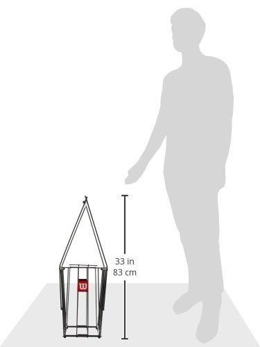 Корзина для сбора теннисных мячей Wilson 75 (75 шаров) [Параллельный импорт]