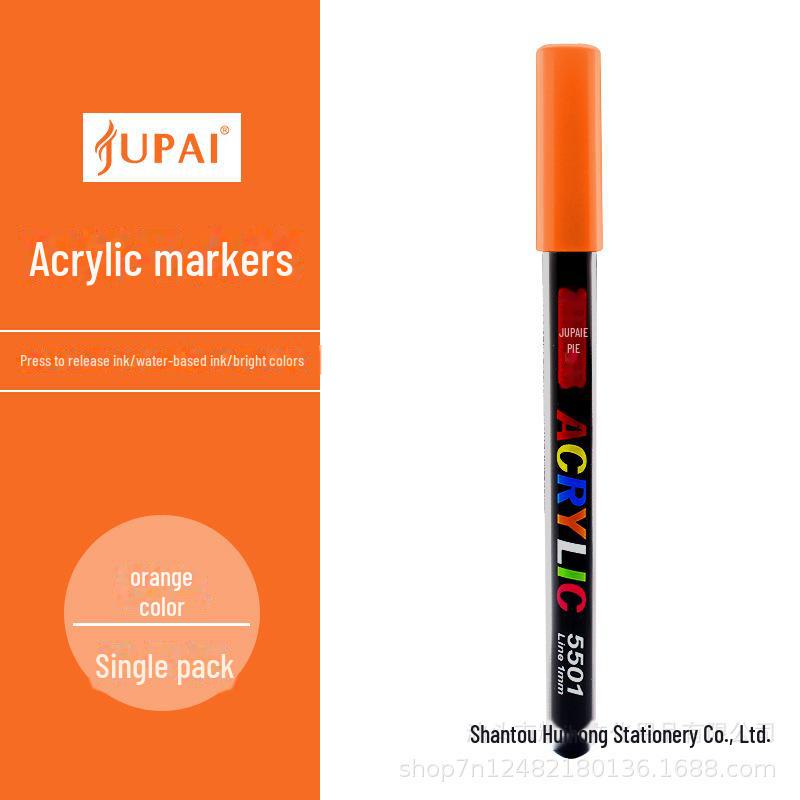 Один большой складной акриловый маркер для студенческого творчества, специальный непрозрачный цвет. Отлично подходит для акварельных и красящих проектов.