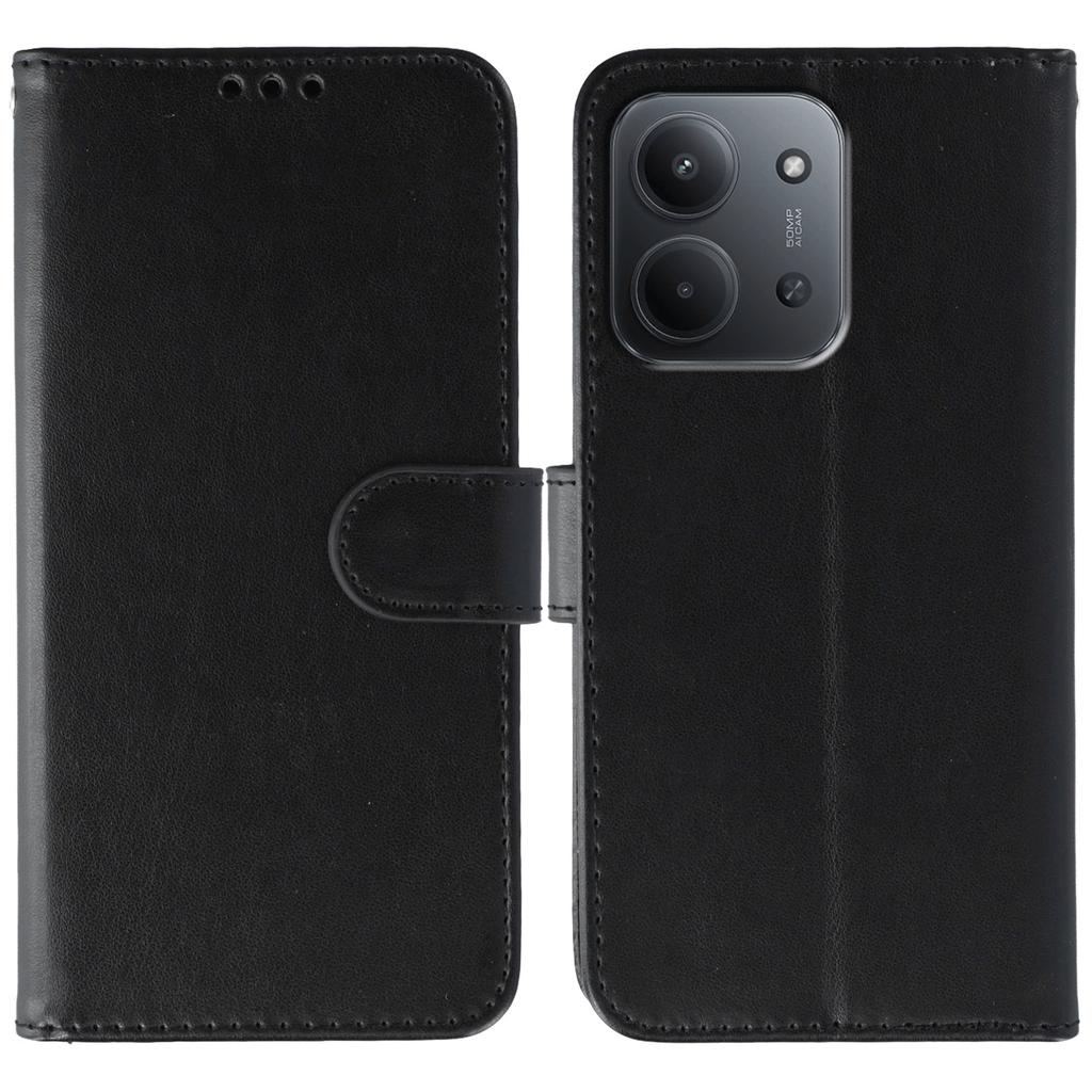 Для Xiaomi Redmi 15C 4G (Глобальный) (171 мм)/Чехол для Poco C85 4G из ПУ кожи, откидной кошелек, чехол для телефона со шнурком