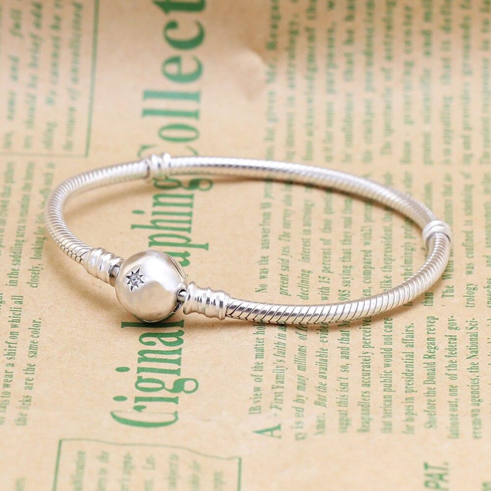 925 стерлингового серебра браслет принцессы лилии браслет для шарма Diy ювелирные изделия женский браслет подарок