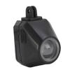 Bike Headlight Wireless Remote Control Front Suspension Light Cycling Headlamp with Bracket Adjustable Brightness Black