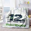 Seattle Seahawks Customize Your Name Blanket Gift Personalized Blanket Comfortable Great For Bed Sofa Nap Office Allseason Use