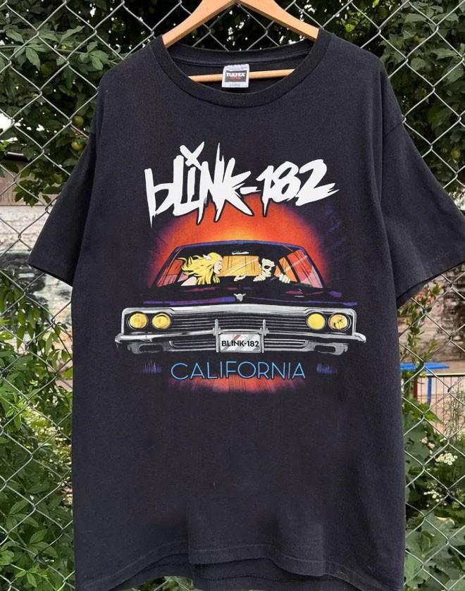 Vintage 2016 Blink 182 t-shirt California unisex classic style S-5XL QT3643