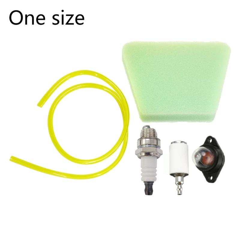 6Pieces Air Filter Fuel Line Hose Primer Bulb For Poulan 2055 2075 2150 2155 2175 2250 2350 Chainsaw Spare Part Plug