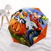 Halloween, Disney Automatic Opening and Closing Umbrella, Compact Travel Umbrella, Lightweight and Portable, Suitable for Beach Commuting Bu