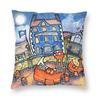 Aberaeron Boats Ceridigion Pillowcase Polyester Linen Velvet Creative Zip Decor Throw Pillow Case Sofa Cushion Case