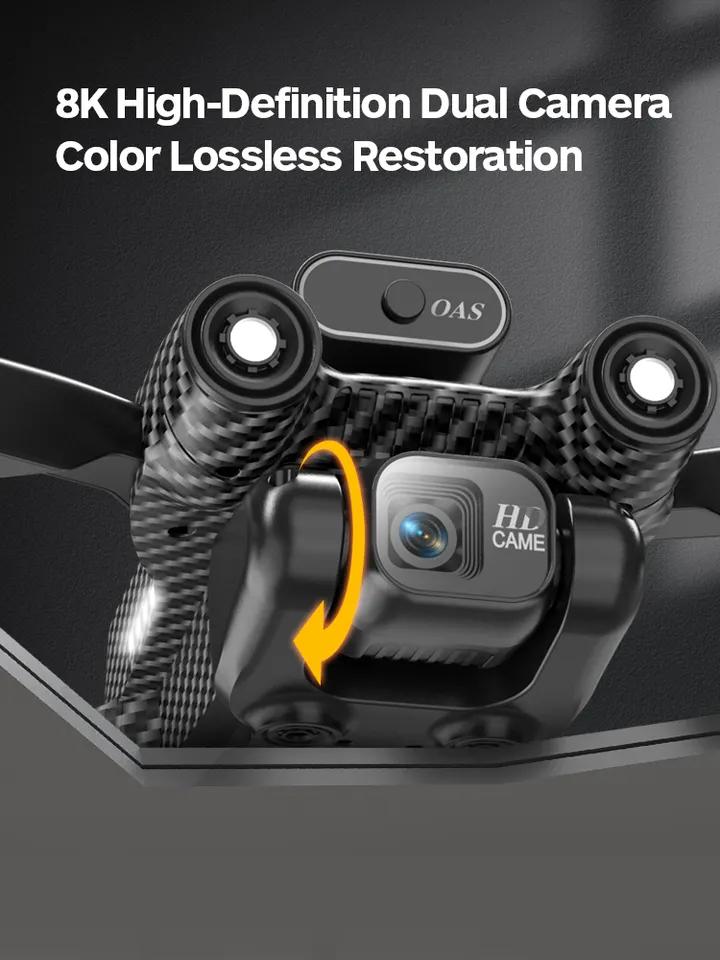 Новинка 2023 года, A13, 4K, мини-дрон с двойной камерой, 100 м, складной оптический поток, Wi-Fi, предотвращение препятствий, бесщеточный двигатель, Дрон, квадрокоптер, игрушка