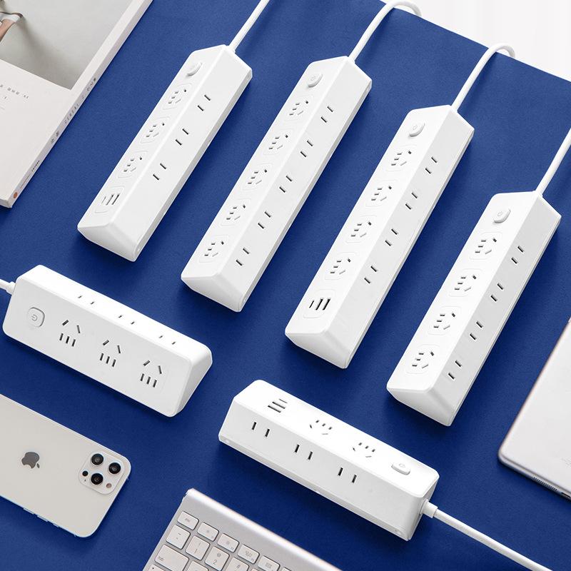 USB Сетевой фильтр с многорозеточным удлинителем для использования в офисе и общежитии