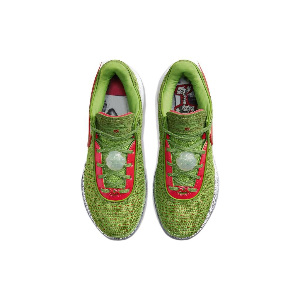 Nike LeBron 20 EP Stocking Stuffer Men Sneakers Green Green-Apple University-Red FJ4956-300