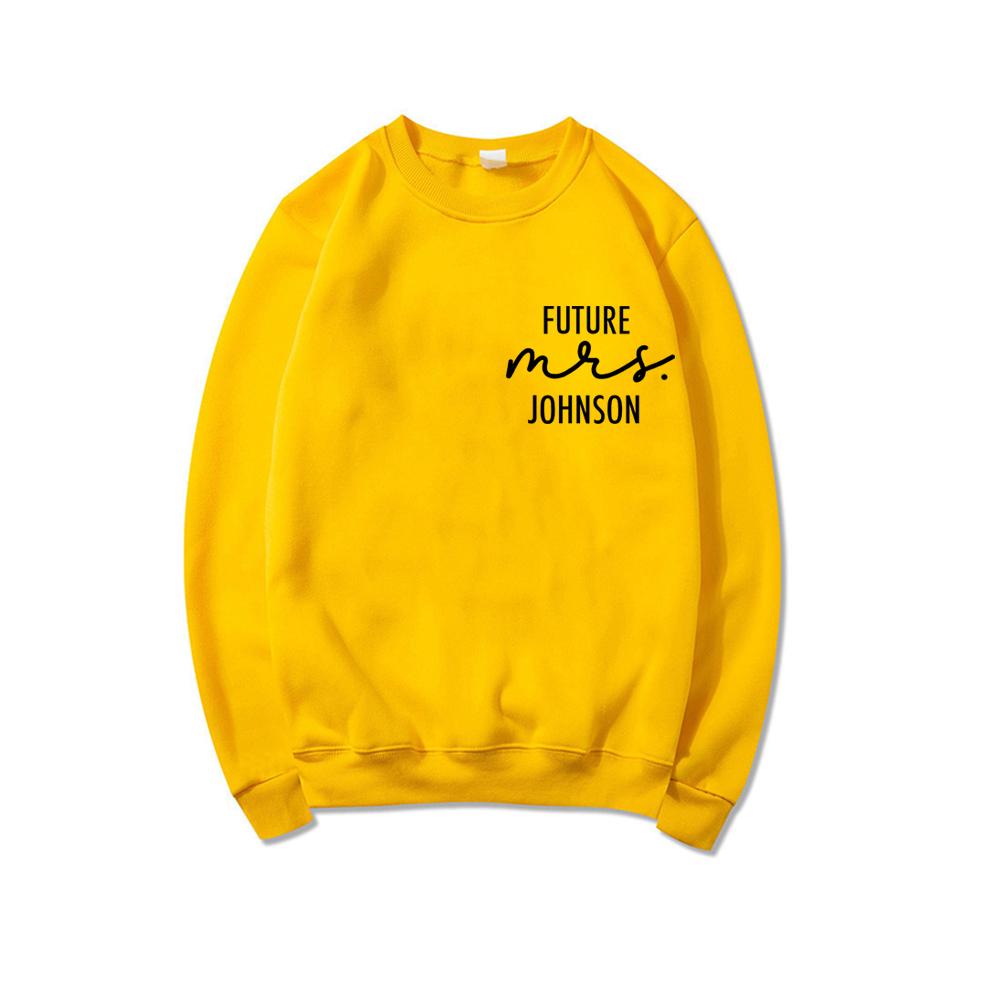 Подарок на помолвку, толстовка Future Mrs, новая толстовка Mrs, подарок для невесты, свадебные толстовки на заказ, топ, женские толстовки, пуловеры