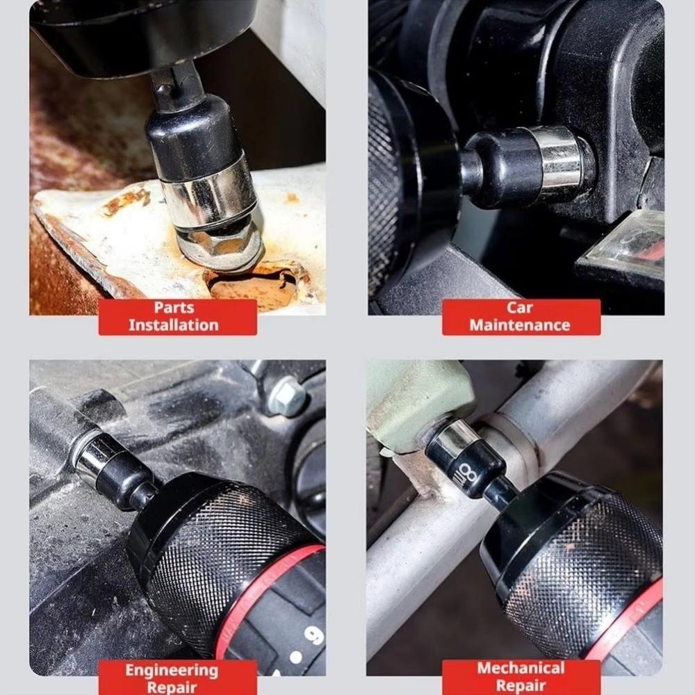 10Pcs 8mm Socket Adapter Non Magnetic Sleeve Wrench Nut Screwdriver Driver Impact Driver