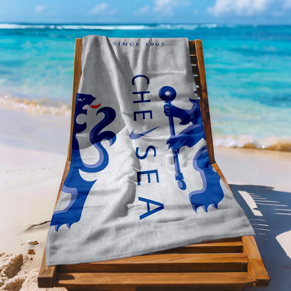 Chelsea Beach Towel Quickdry Soft Microfiber Comfortable Lightweight Suitable For Sports Travel Swimming Yoga Bathroom Beach And Pool