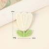Fresh And Simple Tulip Embroidery Patch Clothing Accessories, Colorful Cute Four-Leaf Clover Series Embroidery Cloth