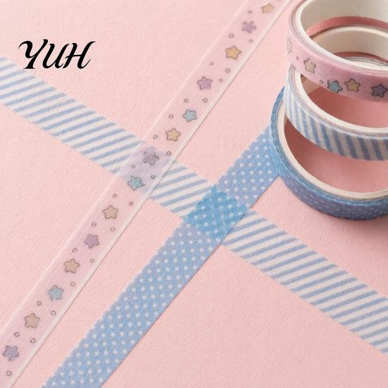 Subtle Border Washi Tape 20 Rolls Vintage Set, Retro Patterns Decorative Masking Tapes Tone for Arts, DIY Crafts, Journals, Planners, Scrapbook, Card