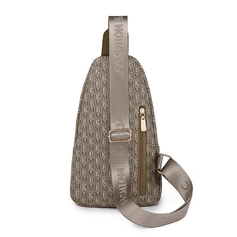 Нагрудная сумка Женская сумка через плечо Дорожная сумка на одно плечо из мягкой кожи