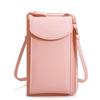 Women High Quality Cell Phone Pocket Fashion PU Leather Card Holders Small Crossbody Bag