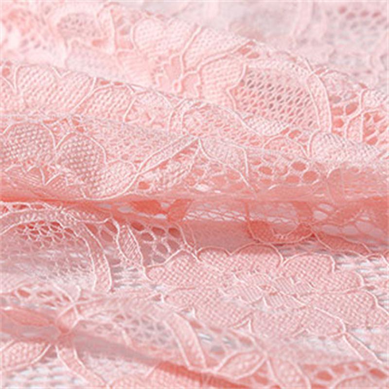 Базовая рубашка Одежда Ткань Бегония Ткань Кружево