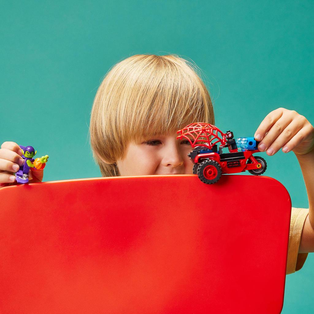 LEGO Marvel Spidey и его удивительные друзья Miles Super Trike 10781 Игрушечный блок Present Superhero American Comics Vehicle Vehicle Sentai Hero Boys Girls