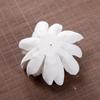 White Porcelain Lotus Incense Burner - Creative Backflow Waterfall & Smoke Ornament.