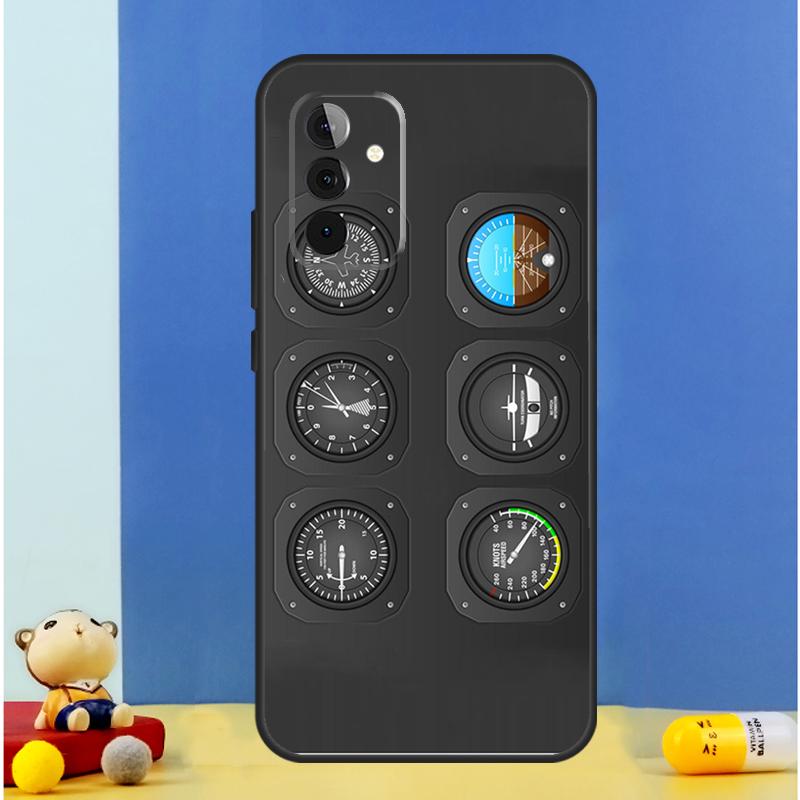 AIRCRAFT COCKPIT DASHBOARD Case For Samsung Galaxy A06 A56 A16 A36 A55 A35 A33 A53 A13 A23 A17 A54 A34 A14 A52 A32 A15
