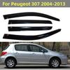 Для Peugeot 307 2004 2005 2006 2007 2008 2009 2010 2011 2012 2013 оконный козырек автомобильный воздушный дефлектор дождь Солнце дымозащитная крышка накладка