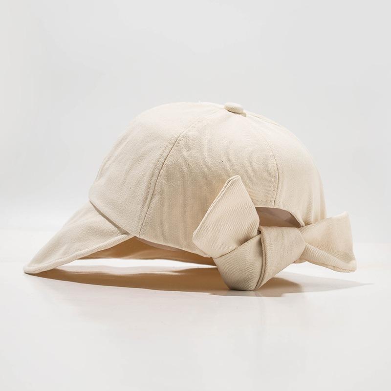 Чжао Рут шляпа-бант женская универсальная модная уличная с защитой лица однотонная шляпа-ведро с большими полями летняя