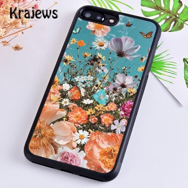 Butterfly Flower Phone Case Cover For iPhone 17 Air 16 15 14 plus 12 13 pro max coque Shell Fundas
