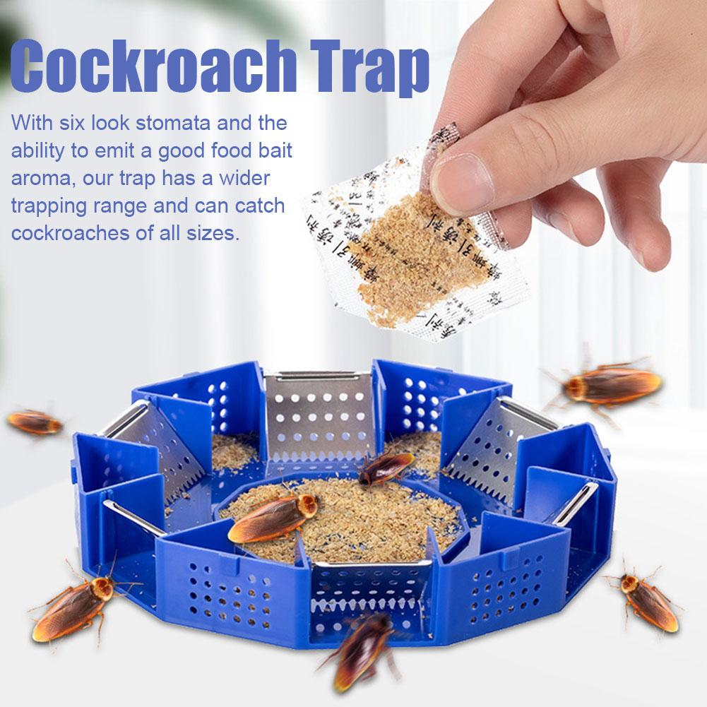 Durable Safe Non-Toxic Cockroach Traps Box Large Capacity Effective Cockroach Repellent Wear-resistant Roach Catcher Living Room