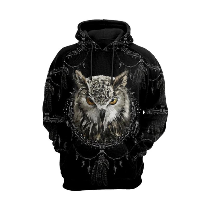 Men's Clothing Fashion Bohemian Loose Hoodie Large 3D Printed Super Large Hoodie Indian Fashion Enthusiast Hoodies Tops
