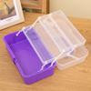 Multifunctional Thick Plastic Desktop Storage Box for Nails and Art Supplies