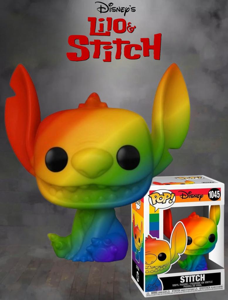 Фигурка Funko Pop Лило и Стич Радужный Стич Lilo and Stitch Rainbow Stitch фанко поп 10 см #1045