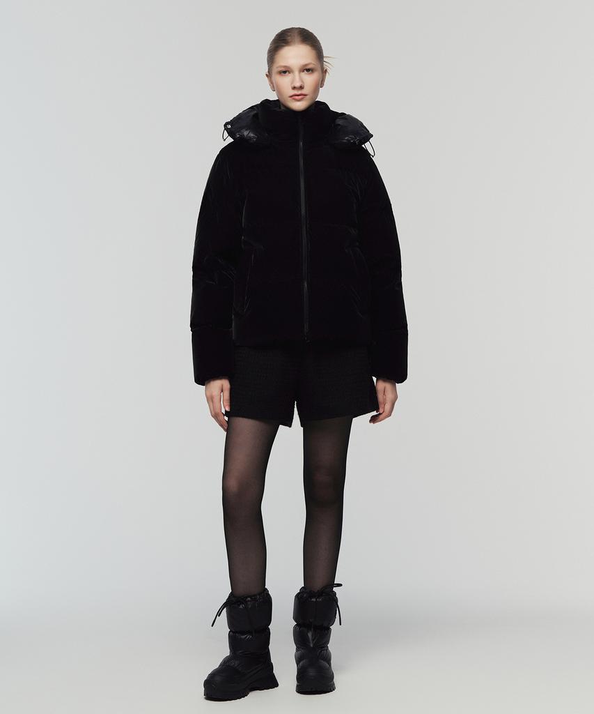 DUVETICA Torissa Velvet (Light Black) (Women'S Down Jumper)